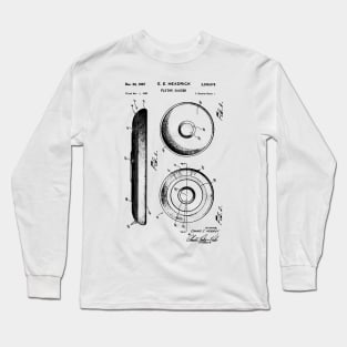 Frisbee Patent, Frisbee Golf, Disc Golf Patent Long Sleeve T-Shirt